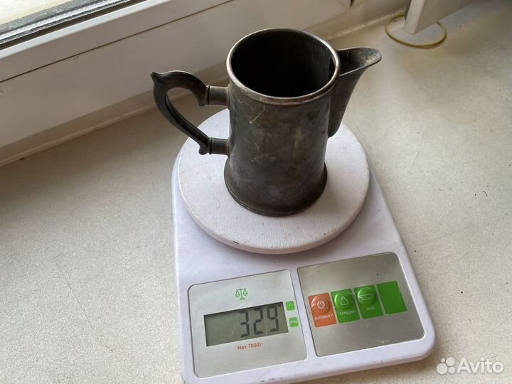 1950 год Молочник мельхиор серебрение