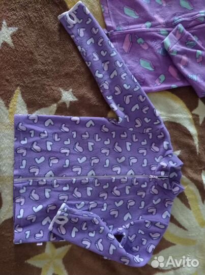 Толстовки флисовые на молнии