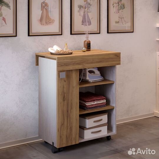 Тумба многофункциональная Тео с гладильной доской