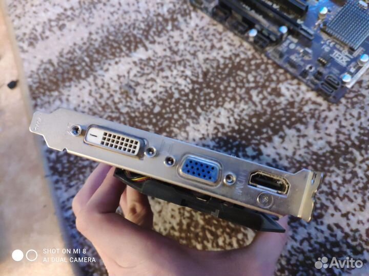 Материнская плата в сборе