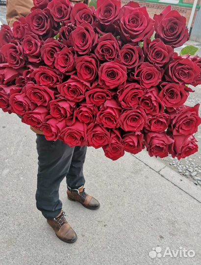 Розы букет цветов 51