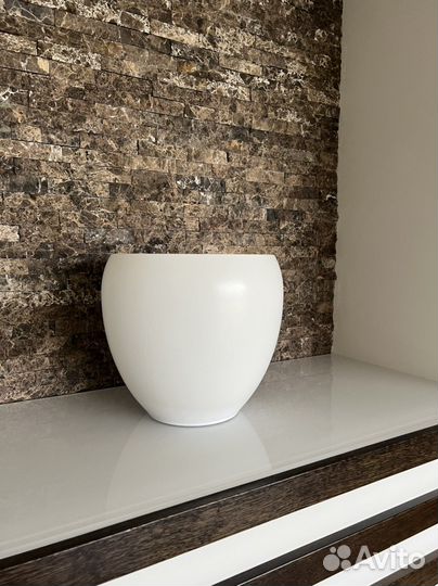 Ваза керамическая белая большая