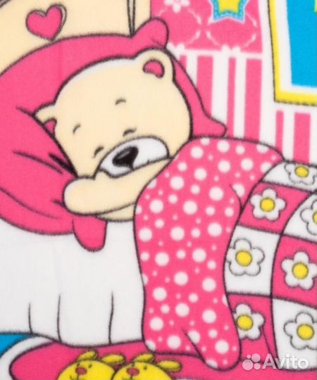 Новый Плед 80х100 для малыша флисовый