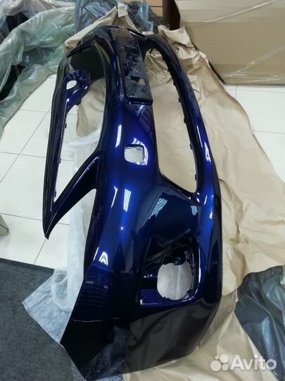 Бампер передний Тойота Королла с 2010 синий