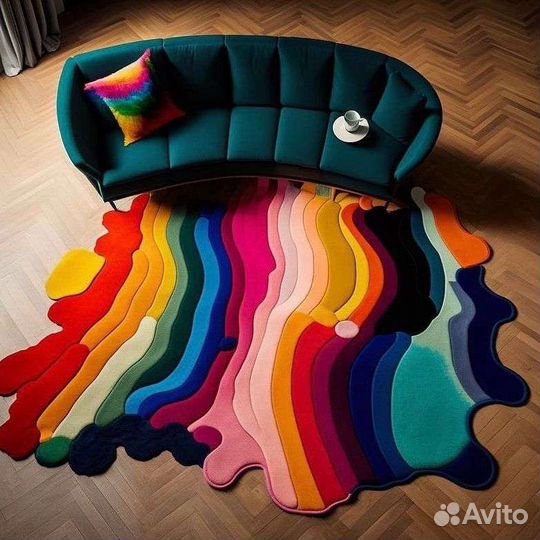 Интерьерные ковры на заказ ручная работа тафтинг