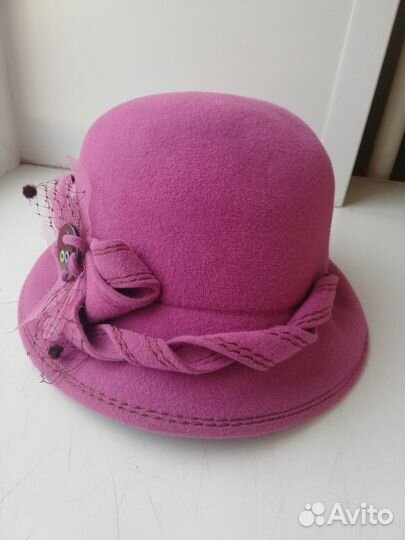 Шляпа фетровая женская