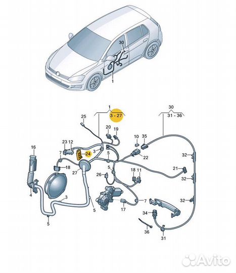 Разъем Skoda Octavia cwva 2017