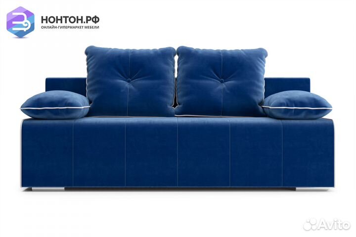 Диван еврокнижка Лестер темно-синий