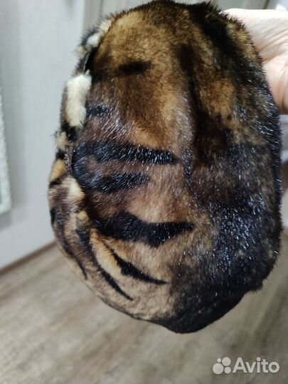 Норковый берет мягкий 56-58р