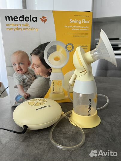 Молокоотсос medela swing flex электрический