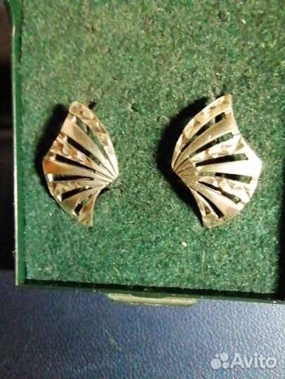 Серьги серебро 925 пробы