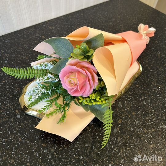 Букет из мыла ручной работы