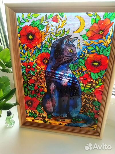 Витражная роспись, картина, панно 