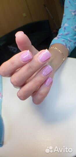 Наращивание ногтей, маникюр, маникюр с покрытием