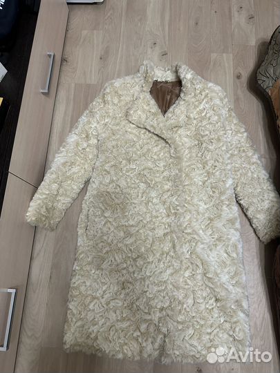 Шуба из экомеха женская