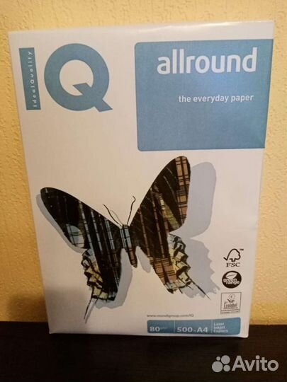 Бумага для офисной техники IQ Allround A4 80г/м