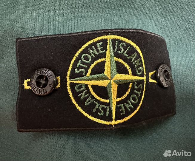 Свитшот толстовка Stone Island AW24 зеленый