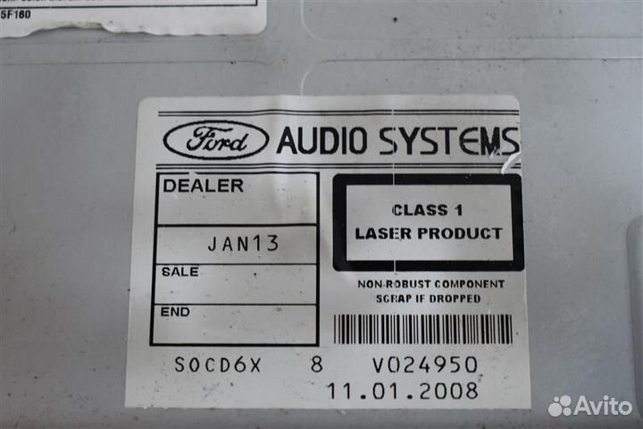 Магнитола штатная Ford Mondeo 4 поколение qxba