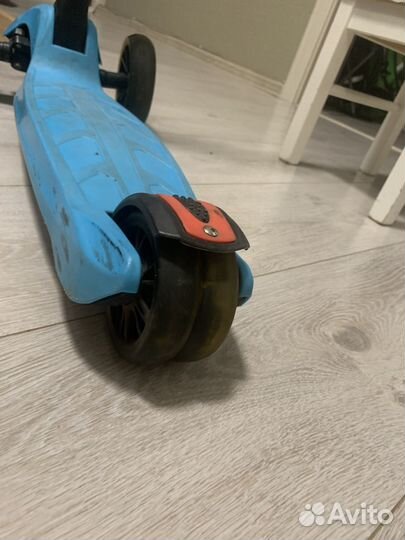 Самокат 3-колесный Stark 3D, 135/90 мм, синий