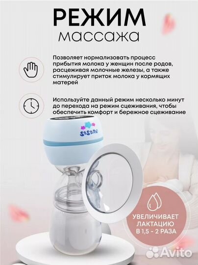 Молокоотсос электрический беспроводной