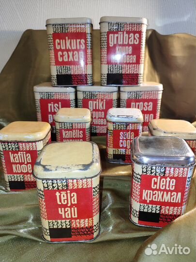 Кухонные принадлежности СССР, ножи, банки жестяные