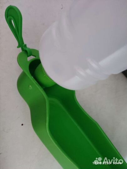 Поилка для животных собак/кошек, прогулочная