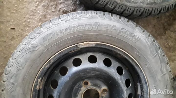 195/65 R15 Cordiant Snow Cross Зима Штампованные R