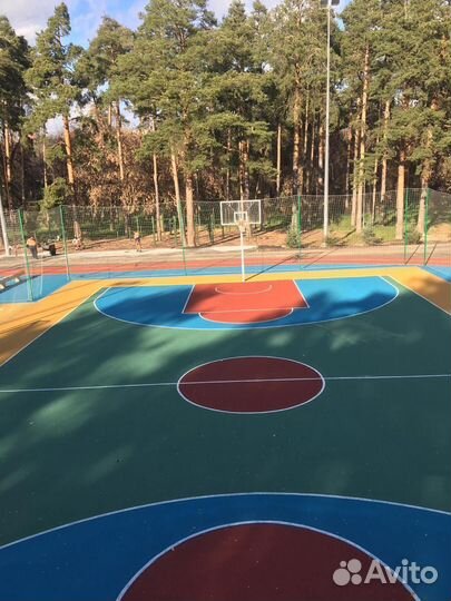 Покрытие из резиновой крошки