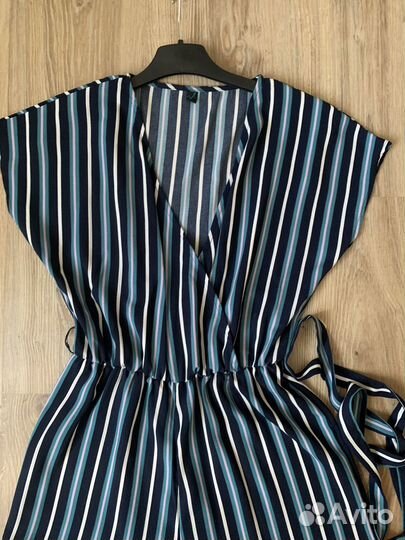 Комбинезон женский, длина 7/8(кюлоты) в полосочку