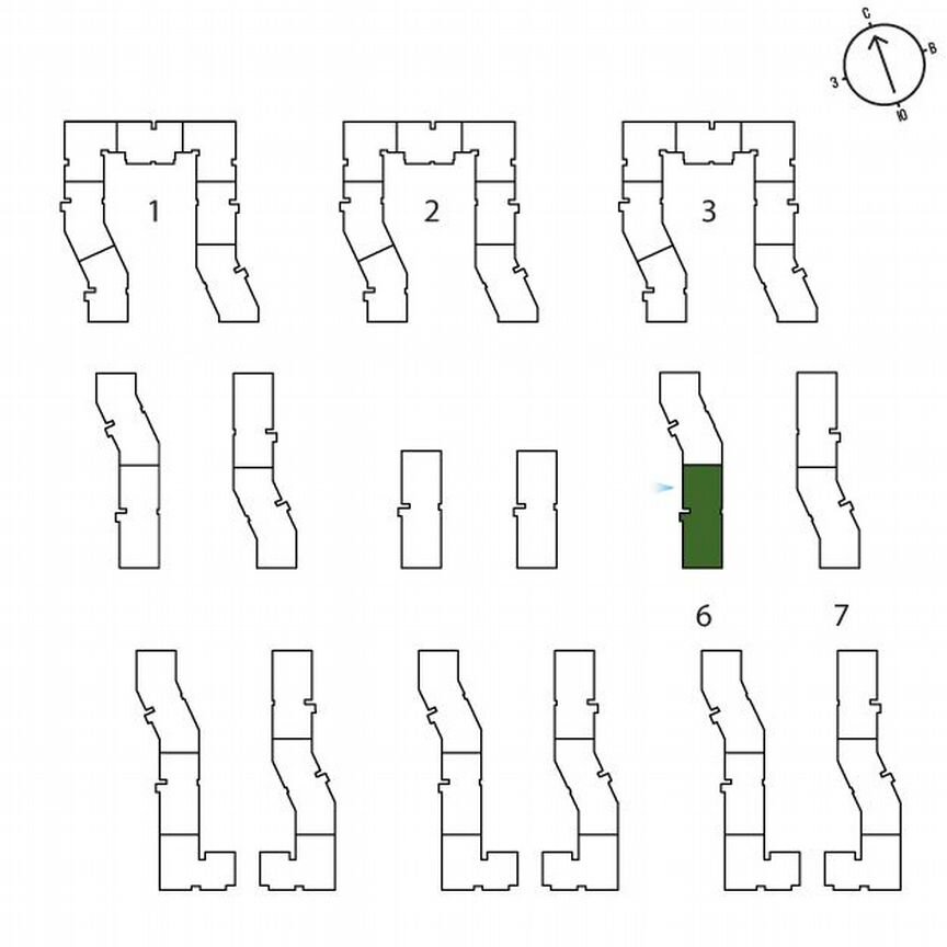 1-к. квартира, 34,1 м², 2/3 эт.