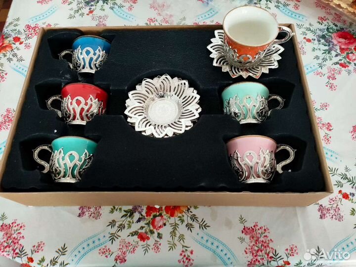 Турецкий кофейный сервиз