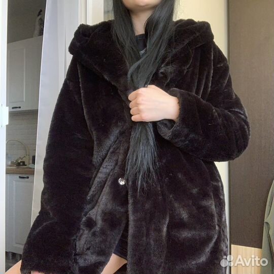 Шуба из искусственного меха