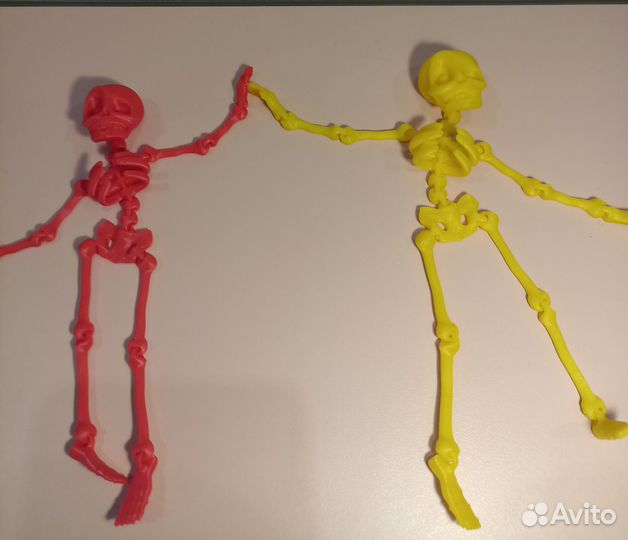 Скелет, подвижная игрушка
