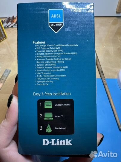 Wireless N 150 adsl2+Modem Router dlink DSL-2640U