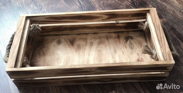 Ящик деревянный подарочный