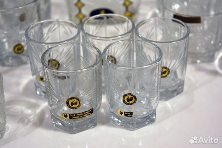 Графин, стопки, Гусь Хрустальный