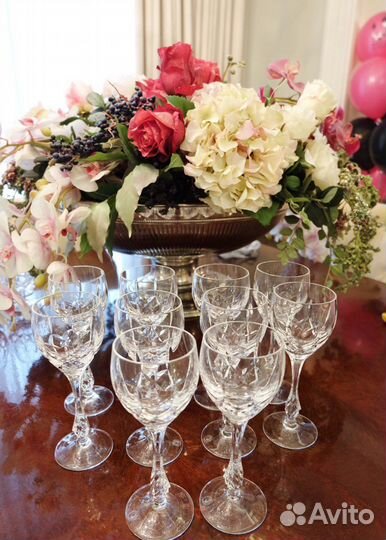 Бокалы набор Cristallerie De Montbronn Франция