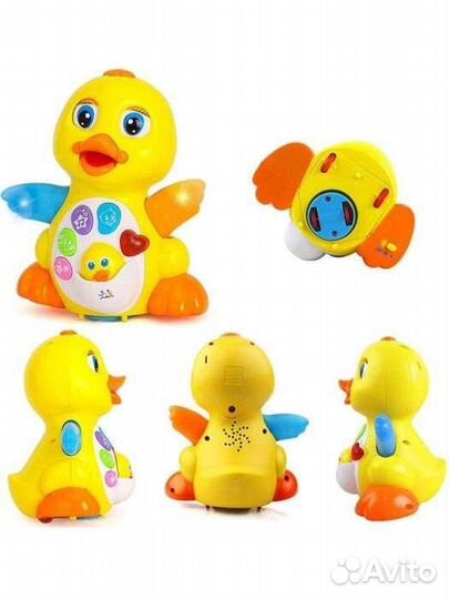 Развивающая игрушка Утенок со светом и звуком