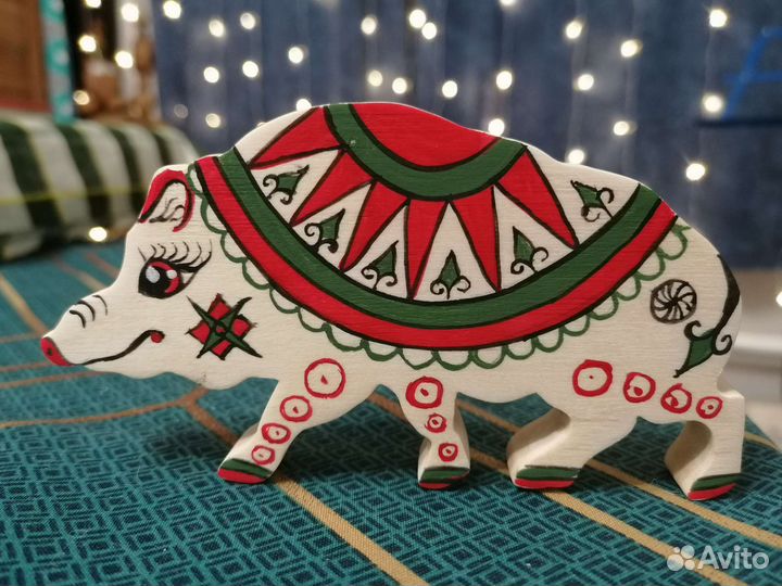 Кабанчик. Интерьерная игрушка