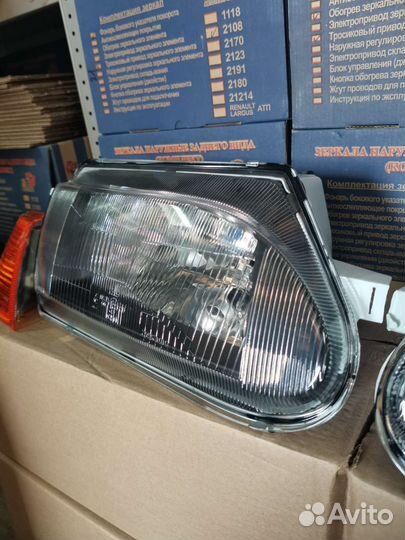 Передние фары Ваз 2114 Black, под Бош