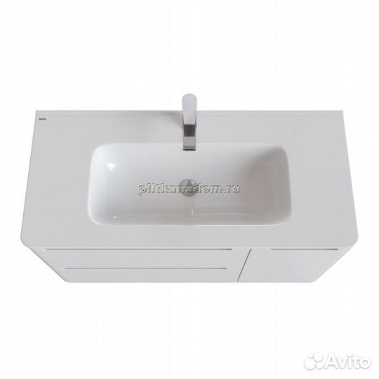 Тумба с раковиной Iddis Edifice белая, 100 см (EDI10WFi95K)