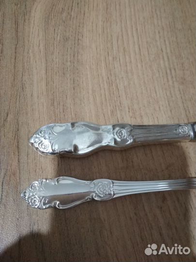 Мельхиоровые столовые приборы СССР