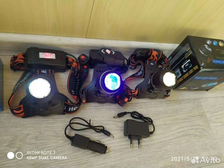 Фонарь налобный Новый для охоты - рыбалки