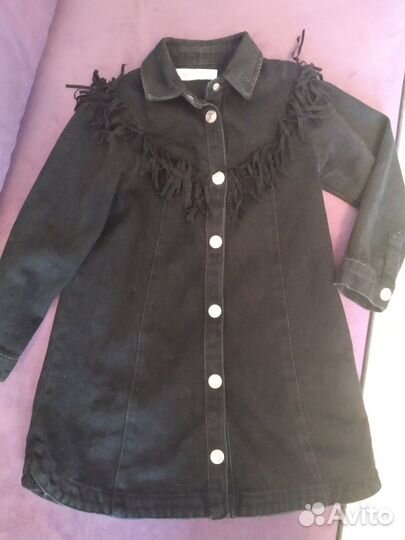 Платье джинсовое Zara 6-7лет(116)