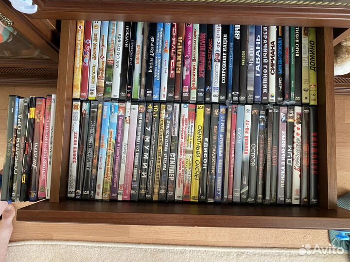 DVD диски, фильмы и мультфильмы, -75штук
