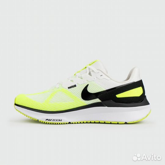 Кроссовки Nike Air Zoom Structure 25 White Yellow