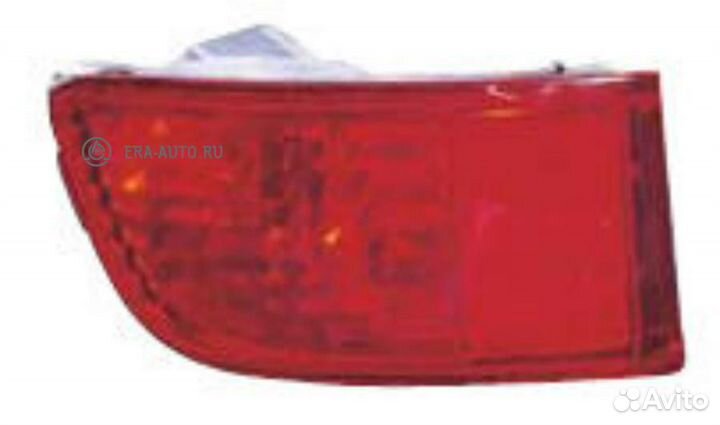 Depo 2122924LE Отражатель toyota land cruiser prado 03- нижн лев