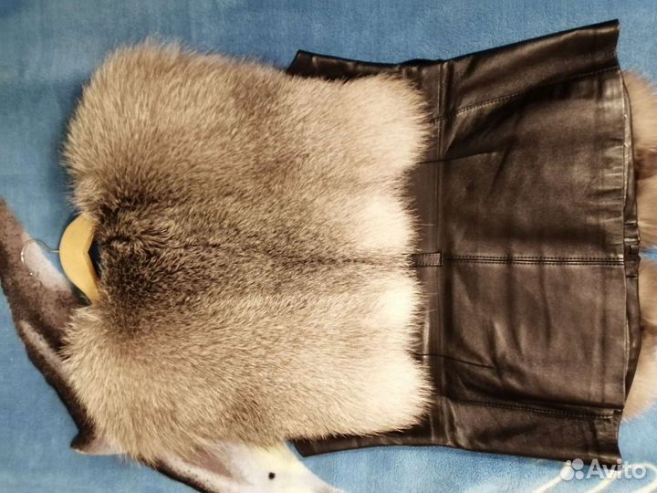 Жилет из чернобурки