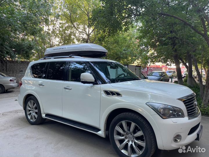 Автобокс на крышу Infiniti Qx 56 (Terra Drive 600)