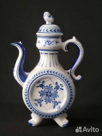 Чайник кувшин квасник Гжель СССР